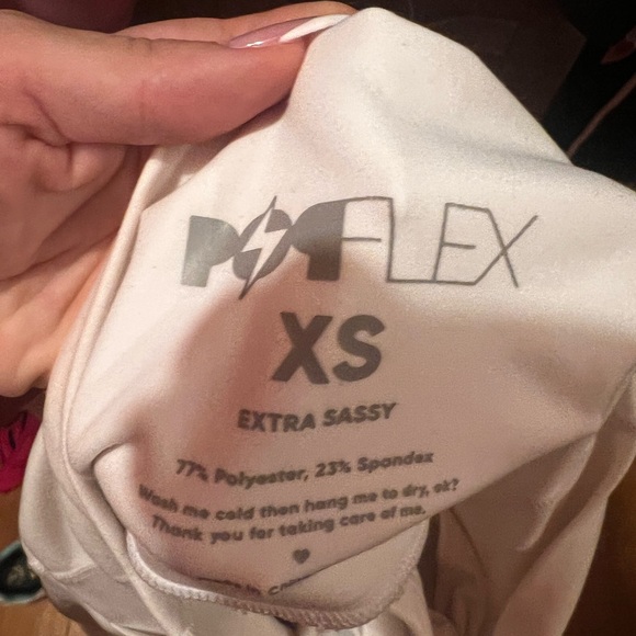 POPFLEX Twirl Skort Skirt Ivory XS - Picture 6 of 6